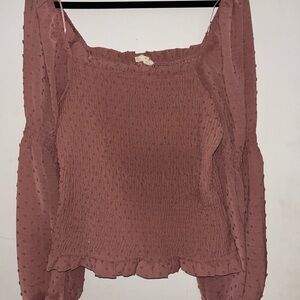 Elegant Dusty Rose Blouse